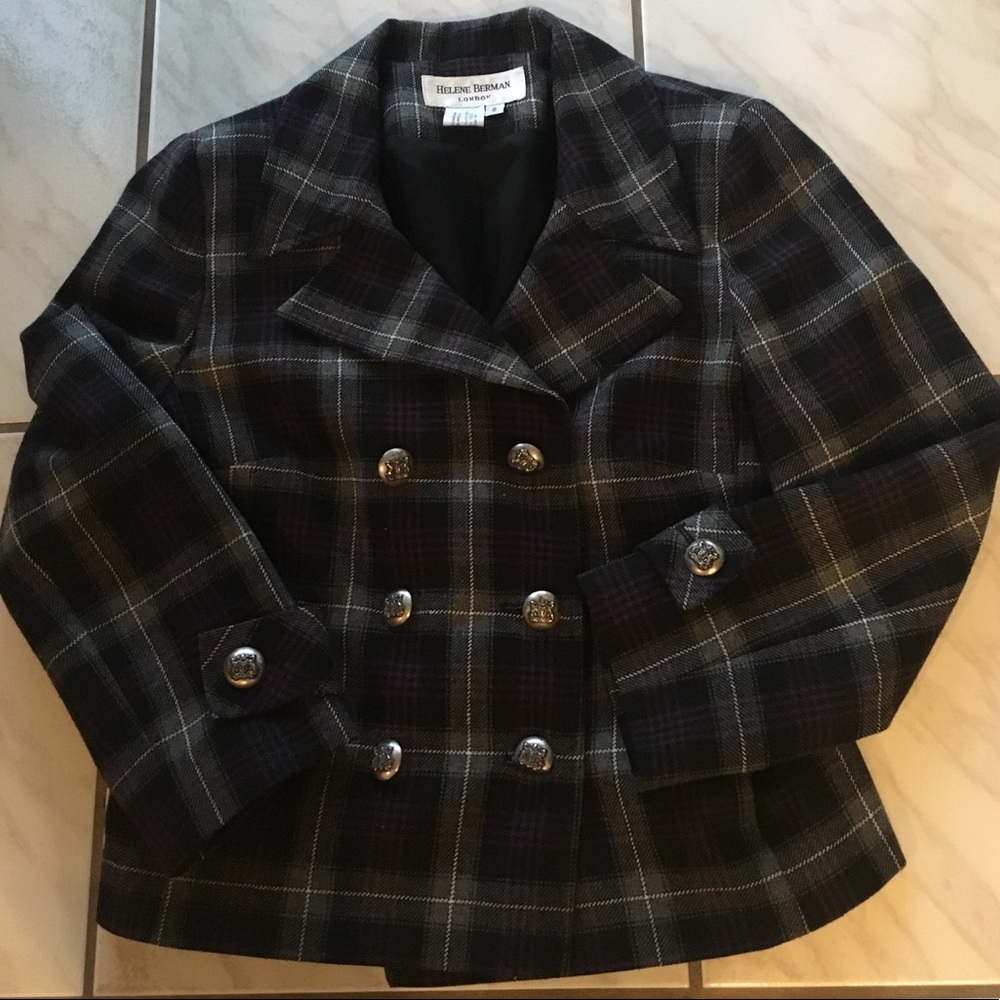 Plaid Blazer